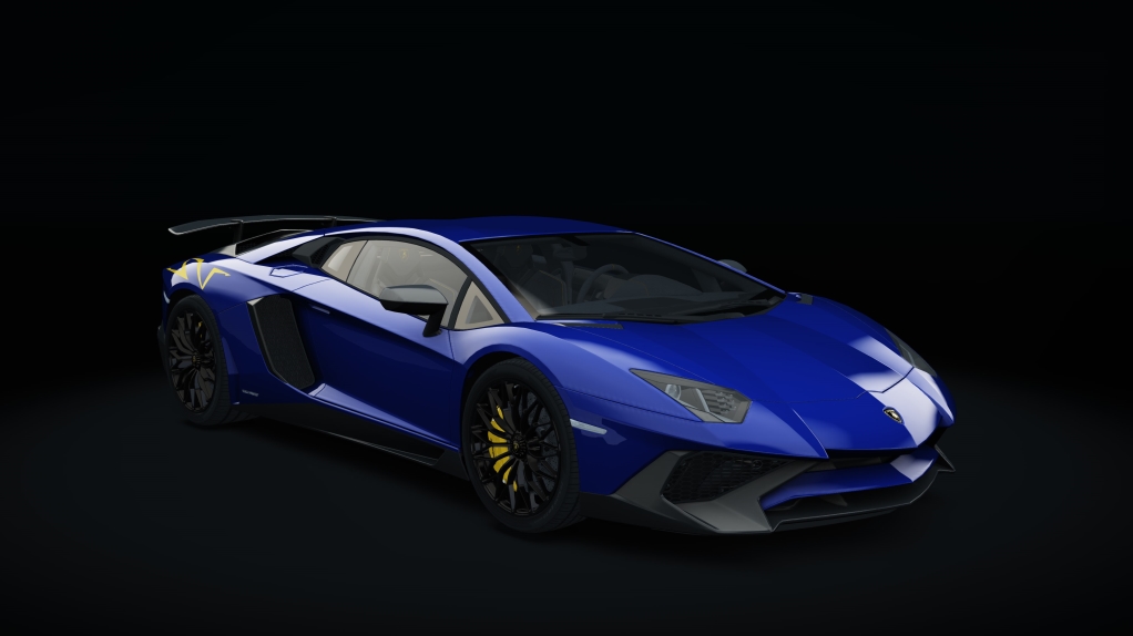Lamborghini Aventador SV, skin 25_blu_caelum_metal