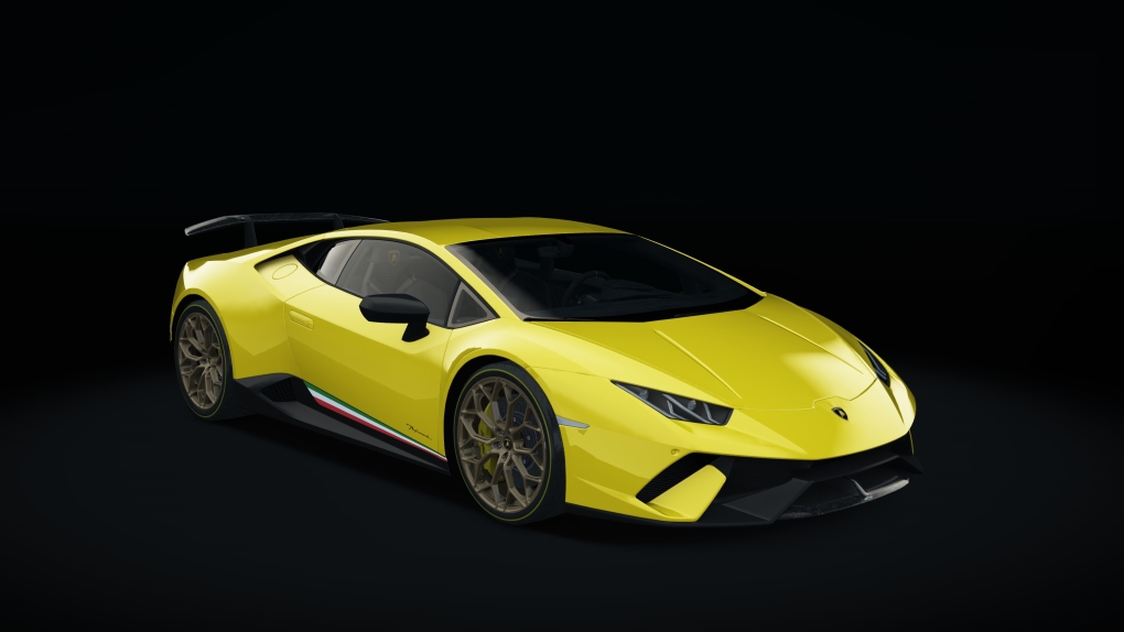 Lamborghini Huracan Performante, skin giallo_inti