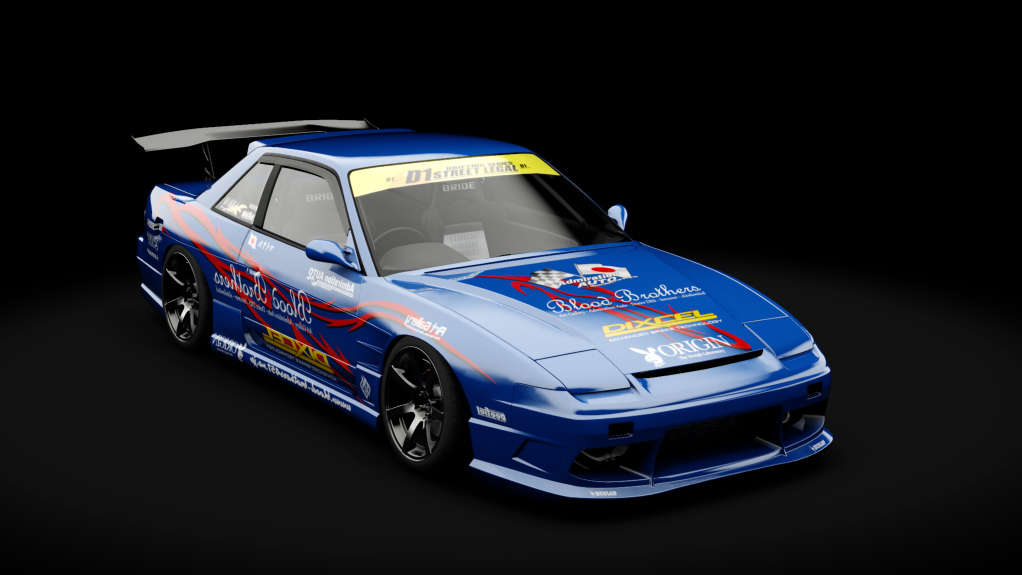 Squirt Onevia (S13) Ride Sports, skin mkxx_livery_black_57dr