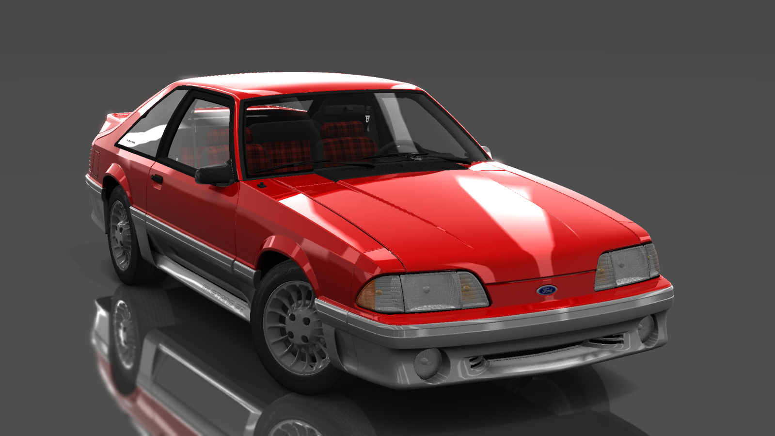 Ford Mustang GT, skin Bright_Red
