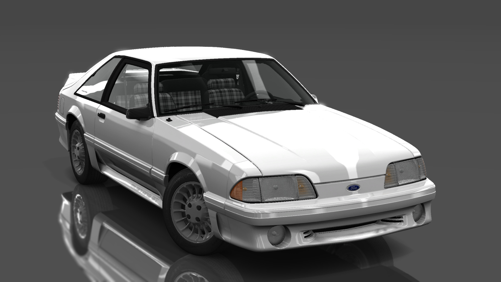 Ford Mustang GT, skin Oxford_White