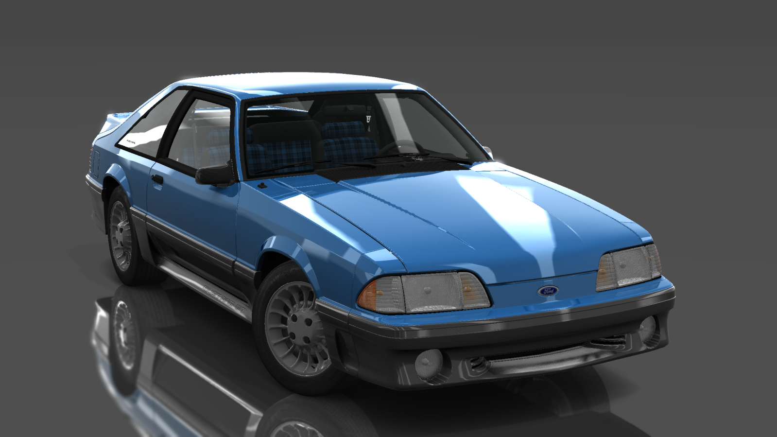 Ford Mustang GT, skin Ultra_Blue