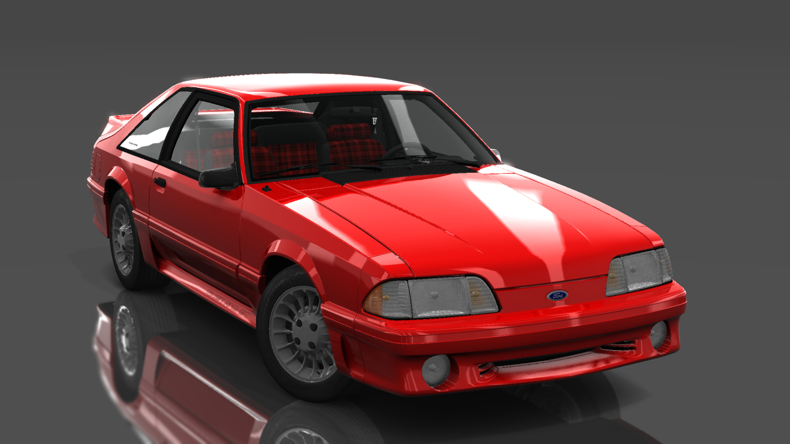 Ford Mustang GT, skin Vibrant_Red