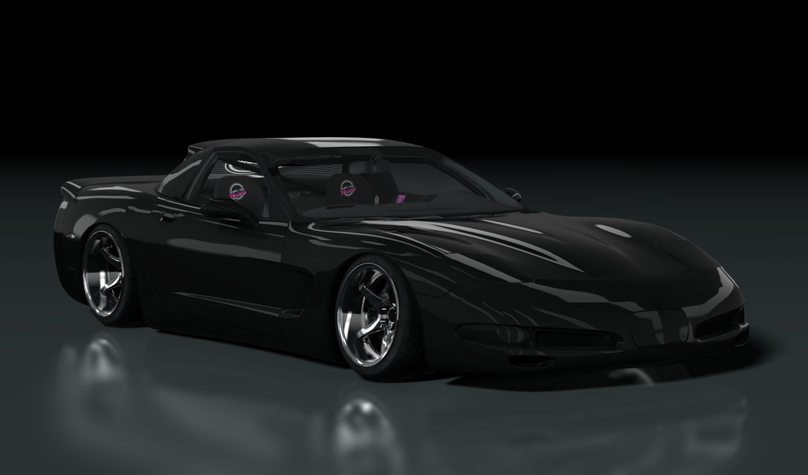 C5 Corvette mp4 Street Car, skin Black