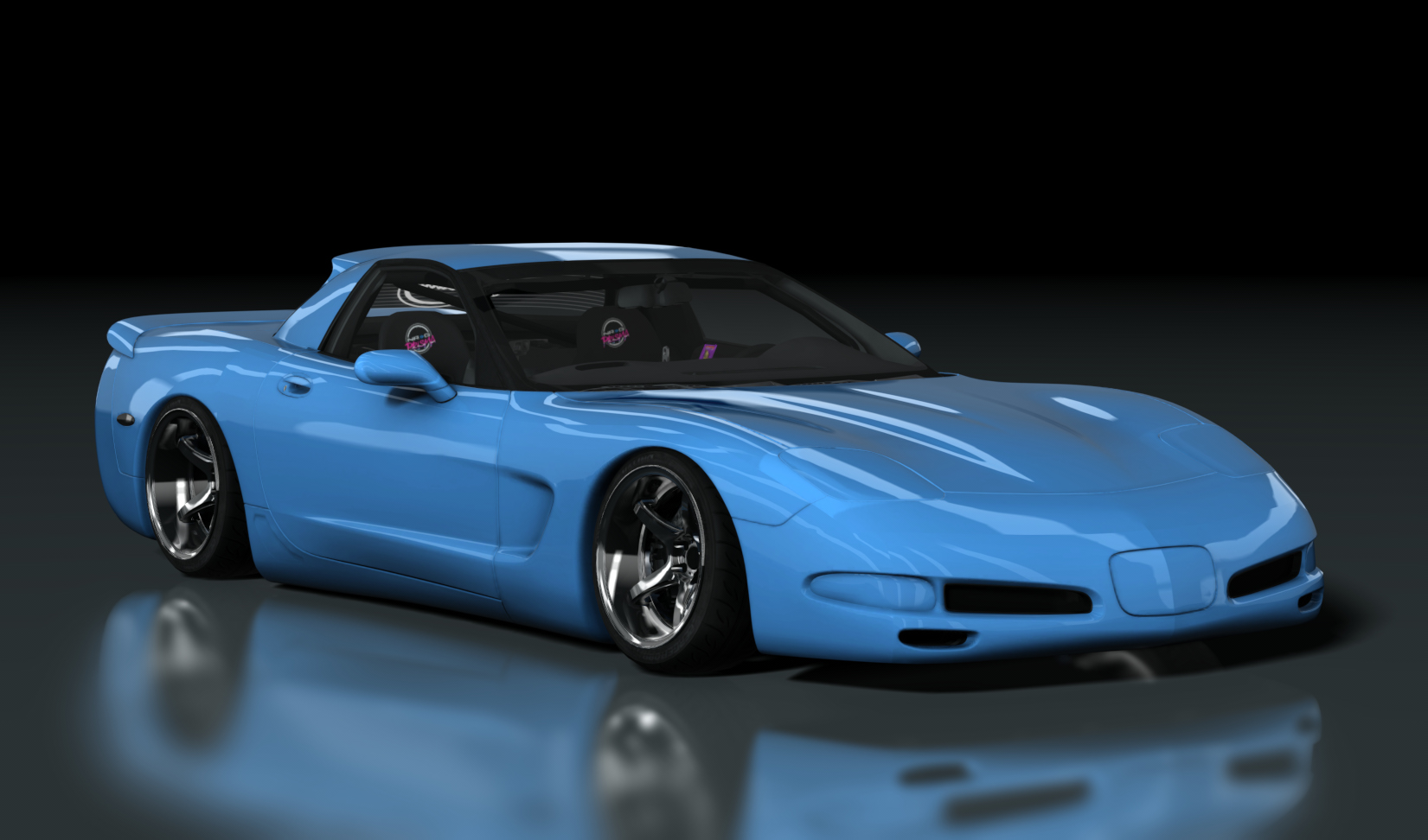 C5 Corvette mp4 Street Car, skin Nassau Blue