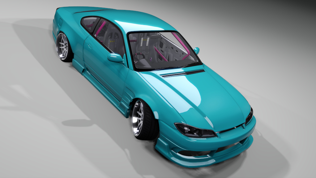 NStyle Nissan 1JZ S15, skin blue_shit
