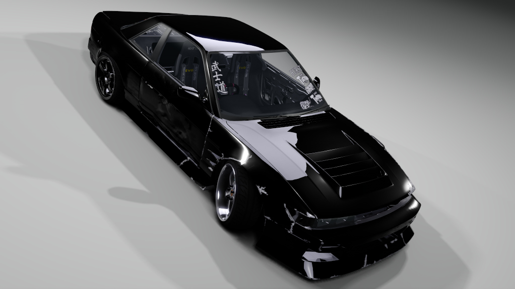 NStyle Nissan s13 Missile Low Poly, skin dull