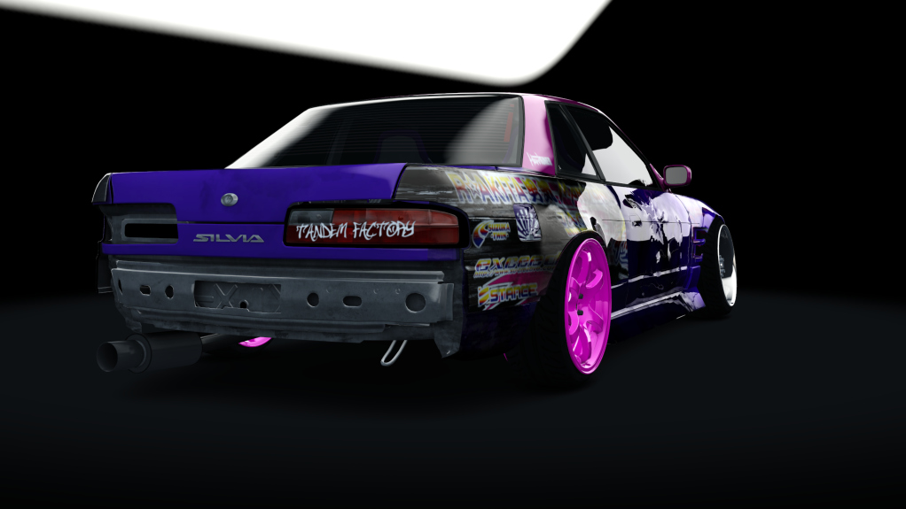 NStyle Nissan s13 Missile Low Poly, skin tafa