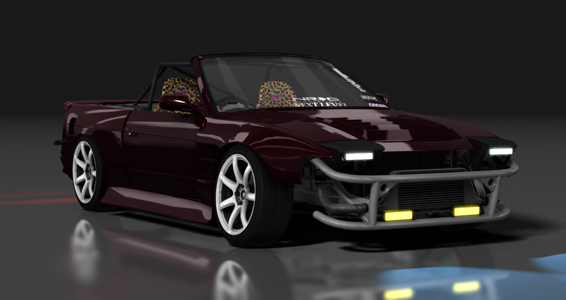 NStyle Nissan PS13 Convertible Missile, skin 6_Maroon