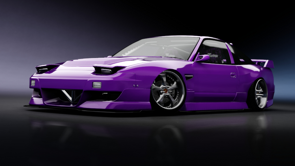 Nissan 180SX Raz Spirit Rei PUBLIC, skin envy_purple