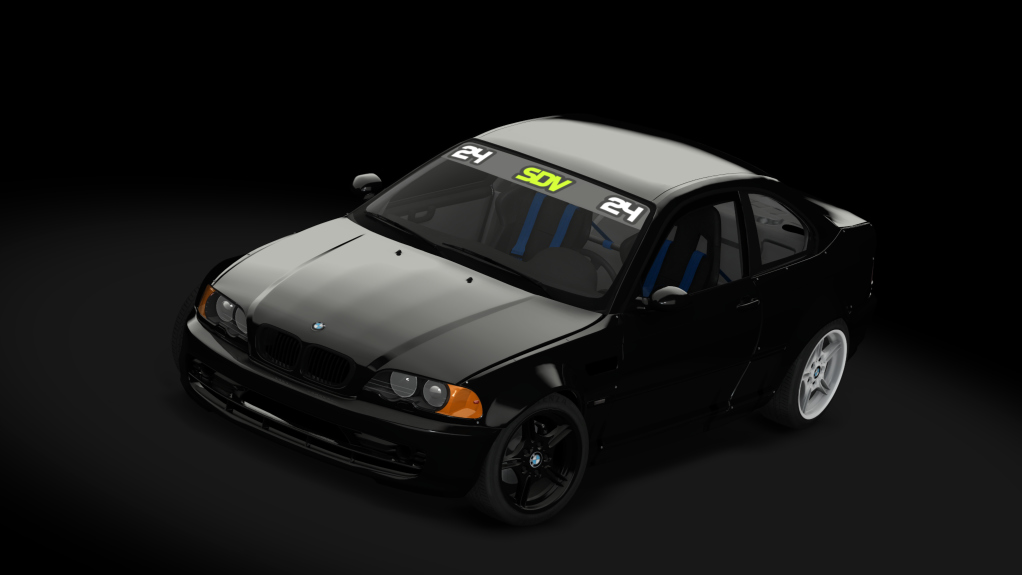 SUPERDRIFT - BMW E46 330ci - LHD, skin Black