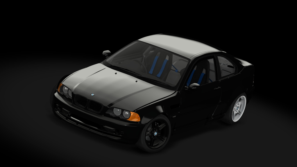 SUPERDRIFT - BMW E46 330ci - RHD, skin Black