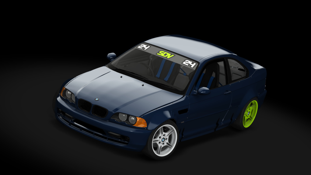 SUPERDRIFT - BMW E46 330ci - RHD, skin Blue