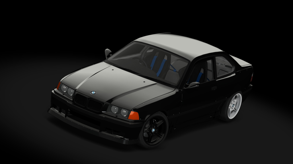 SUPERDRIFT - BMW E36 328i Coupe - RHD, skin Black