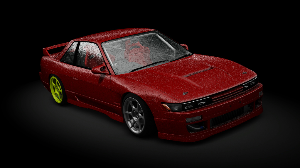 Nissan SILVIA K's (PS13) Stage 1 CEL, skin red_wet