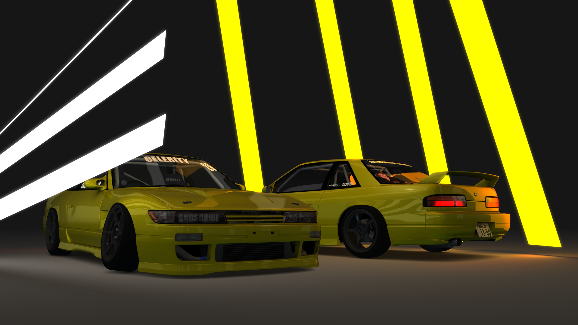Nissan SILVIA K's (PS13) Stage 1 CEL, skin yellow
