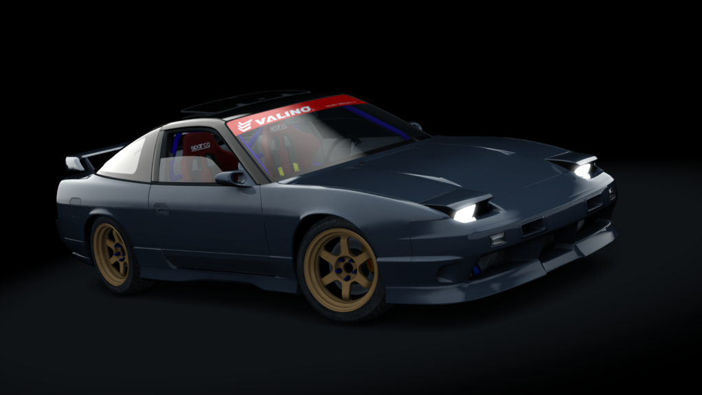 [1:1]B 240SX Hatch, skin charcoal_metallic