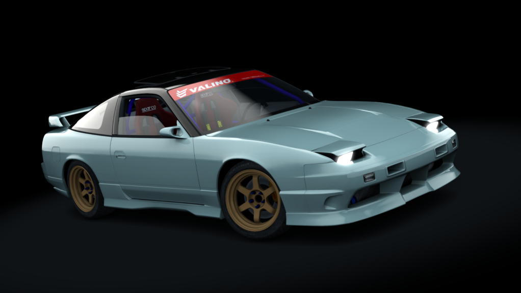 [1:1]B 240SX Hatch, skin silver_green