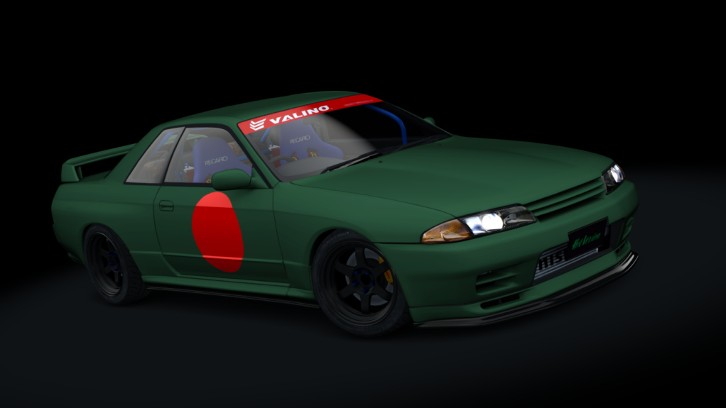 [1:1]B Skyline R32, skin GREEN