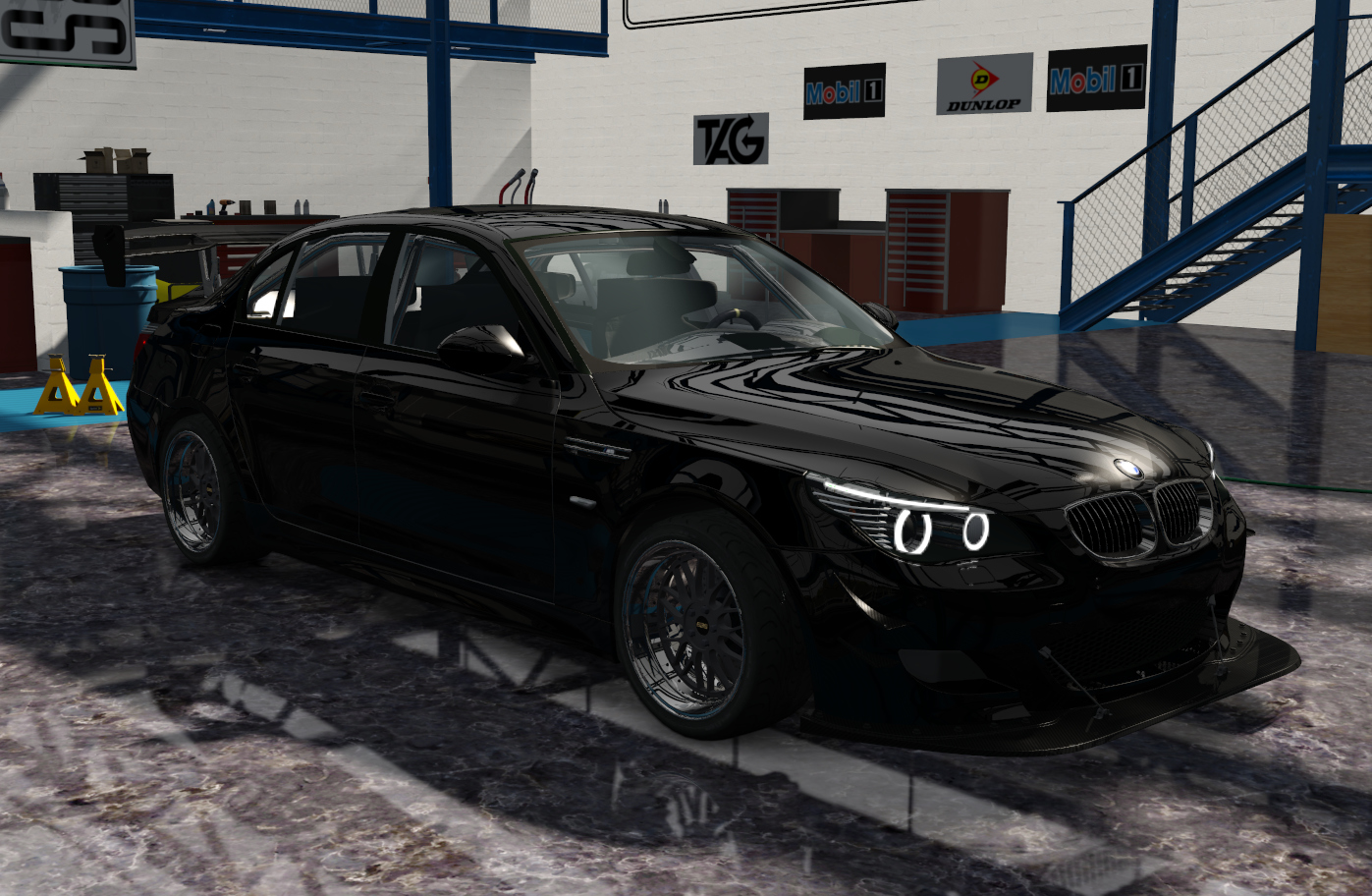 Sour's BMW M5 Drift V2, skin black
