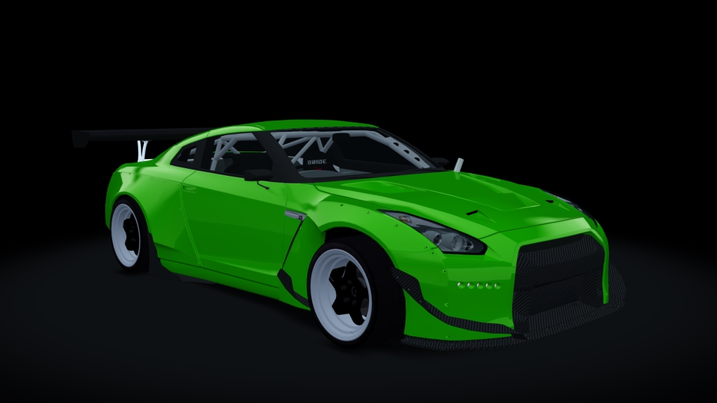 Sour's Nissan GTR RB, skin green