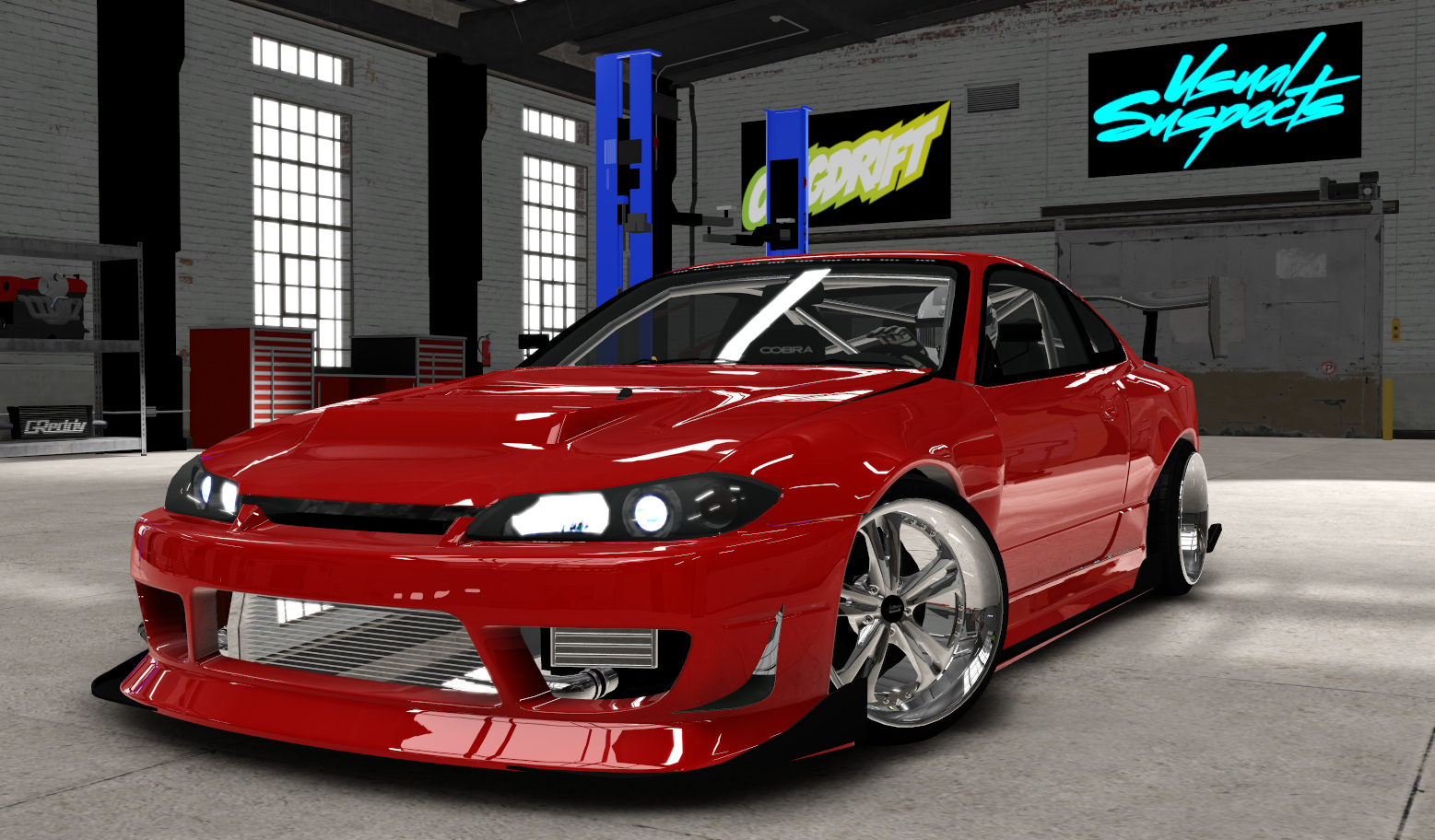 Sour's Nissan Silvia S15 V2, skin red