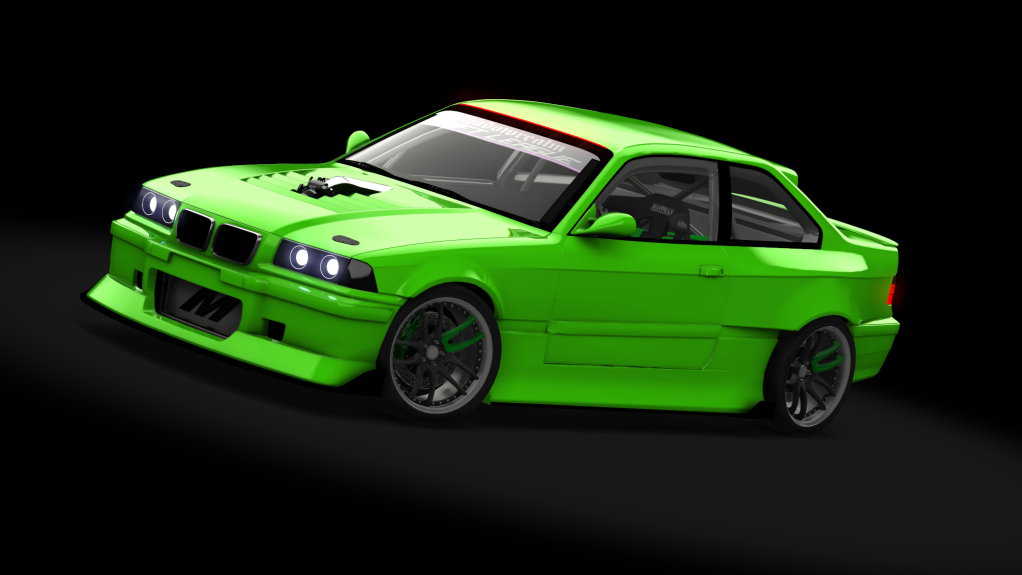 SRDL Pro BMW E36, skin 8_green