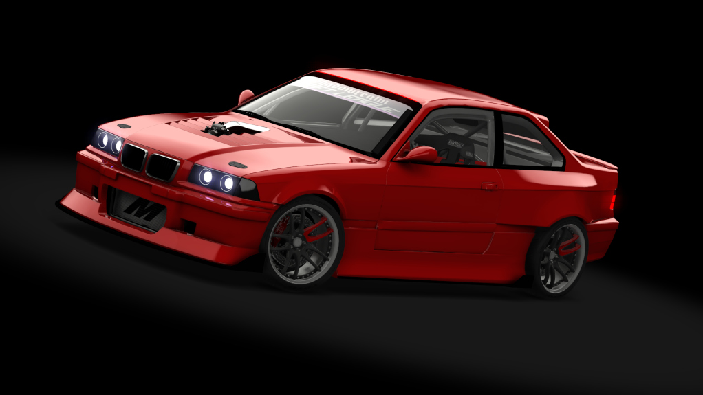 SRDL Pro BMW E36, skin 9_red
