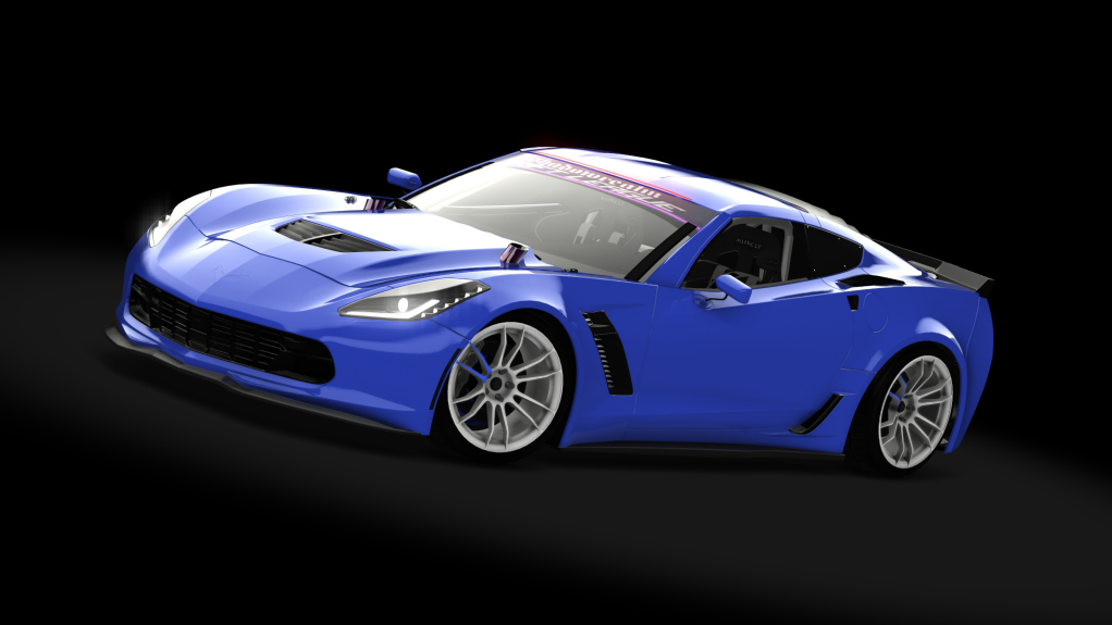 SRDL Pro Chevrolet Corvette C7, skin 4_blue