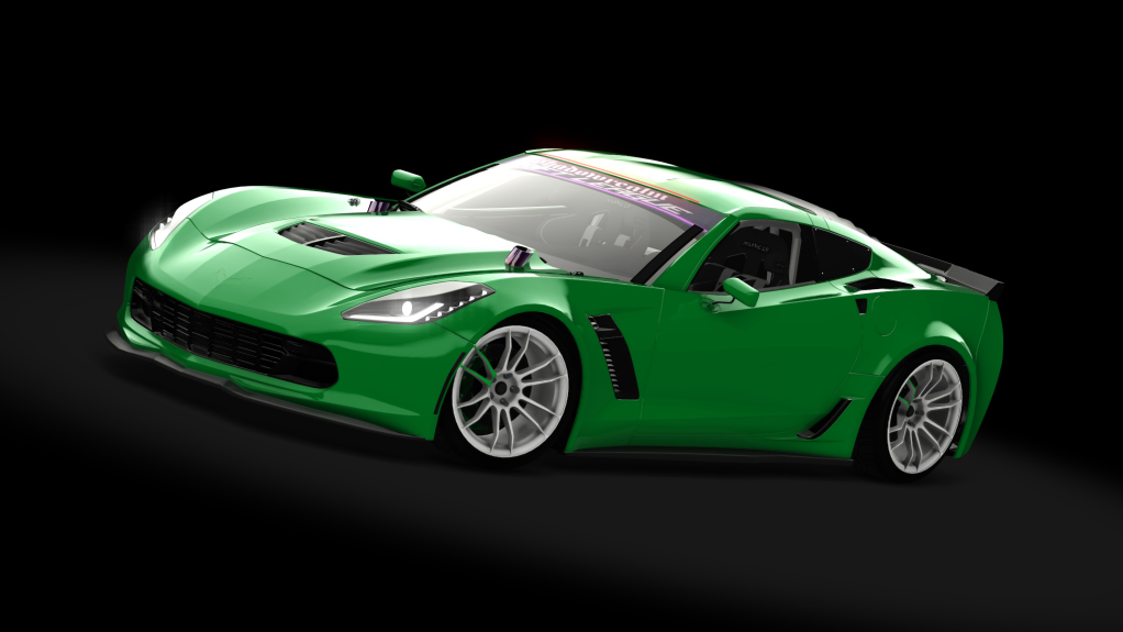 SRDL Pro Chevrolet Corvette C7, skin 6_green