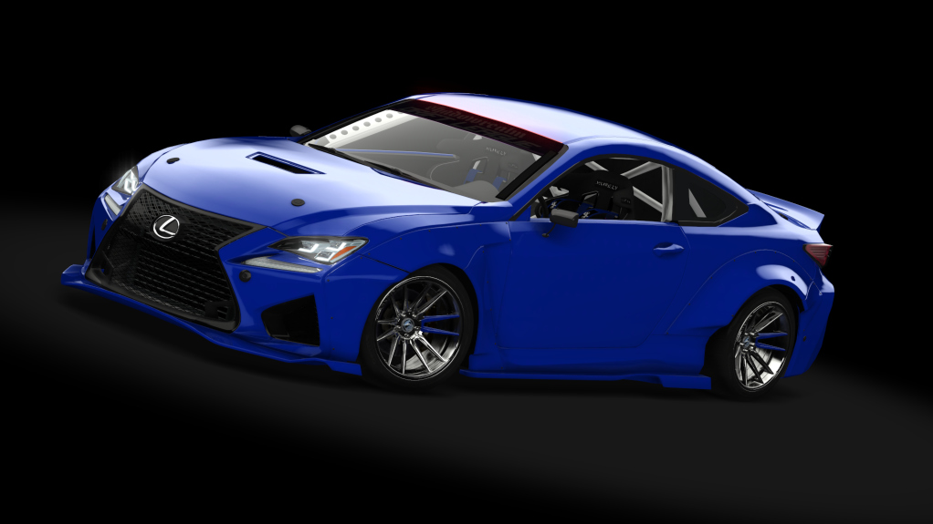 SRDL Pro Lexus RCF, skin 4_blue