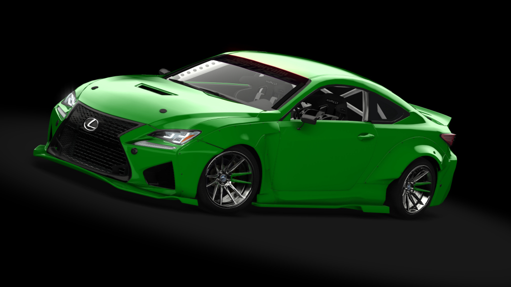 SRDL Pro Lexus RCF, skin 6_green
