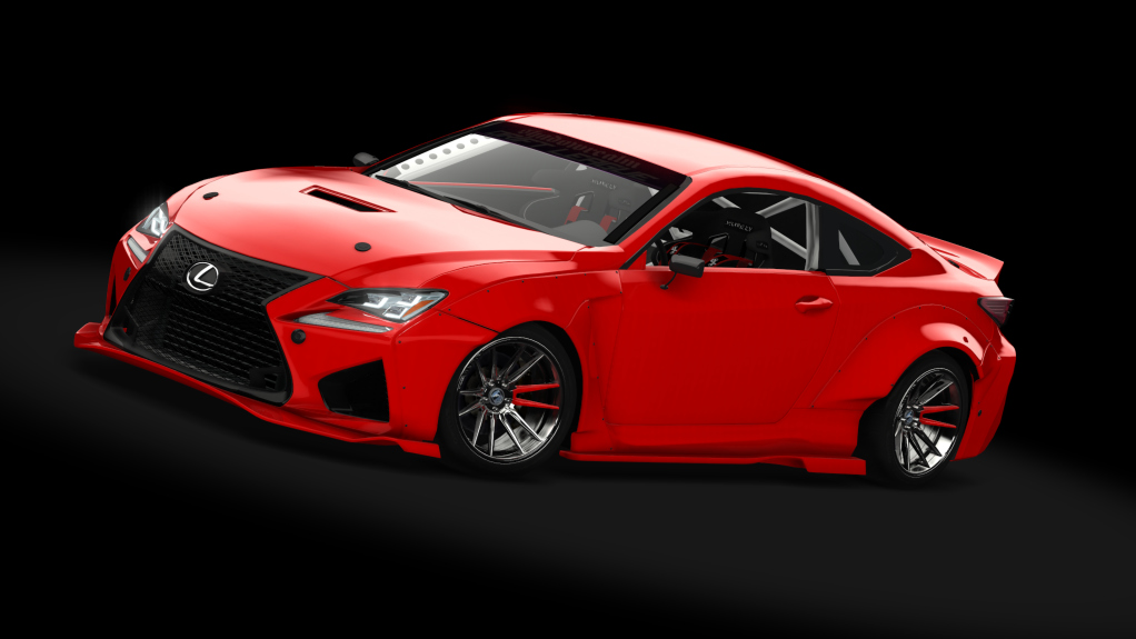 SRDL Pro Lexus RCF, skin 7_red