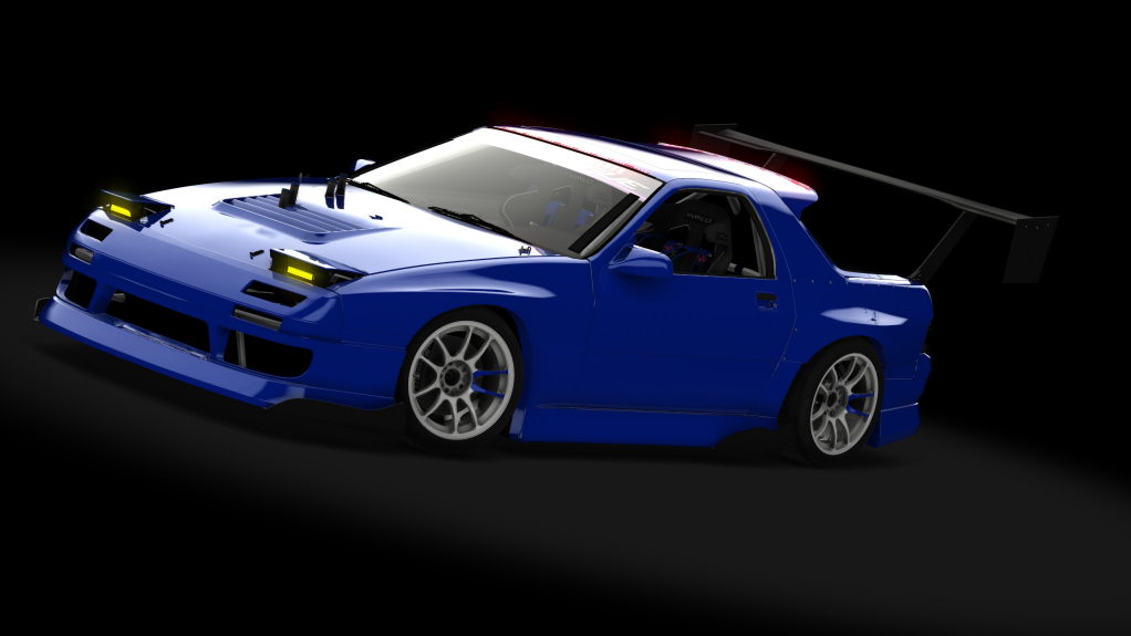 SRDL Pro Mazda RX7 FC, skin 4_blue