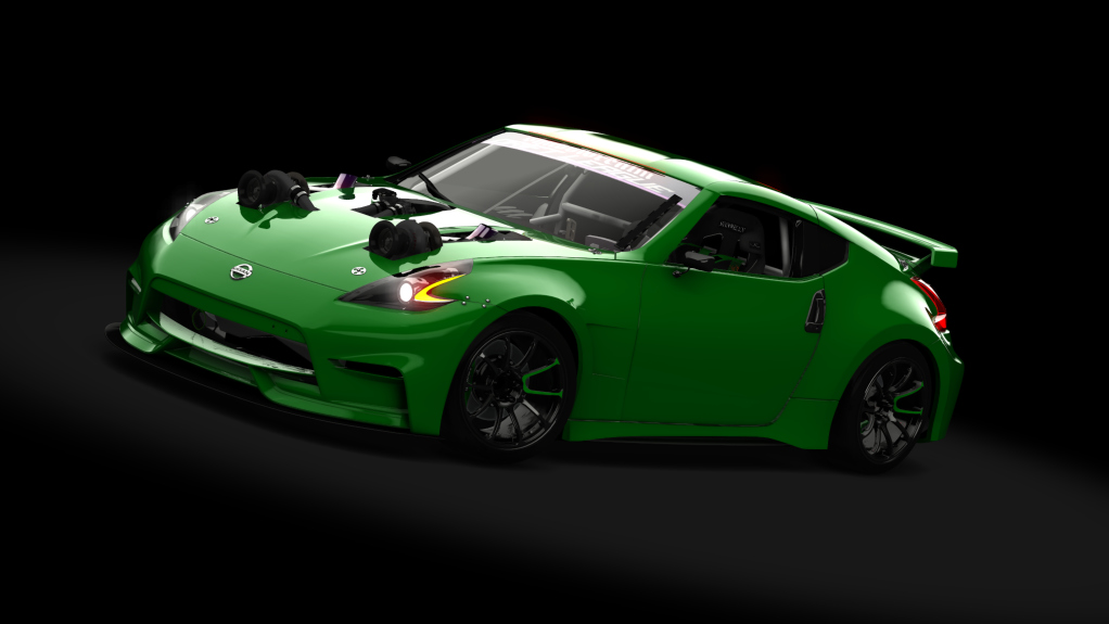 SRDL Pro Nissan 370Z, skin 7_green