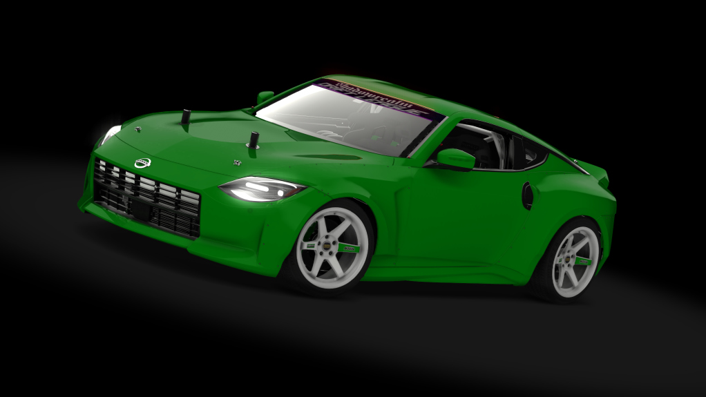 SRDL Pro Nissan 400z, skin 6_green