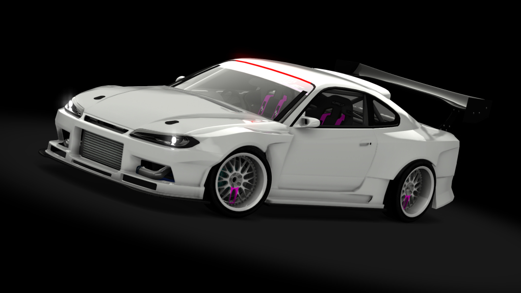 SRDL Pro Nissan Silvia S15, skin 1_white