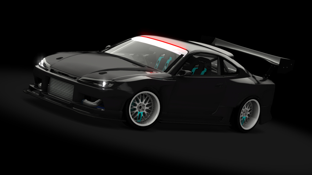 SRDL Pro Nissan Silvia S15, skin 2_black
