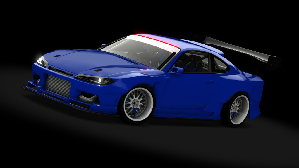 SRDL Pro Nissan Silvia S15, skin 3_blue