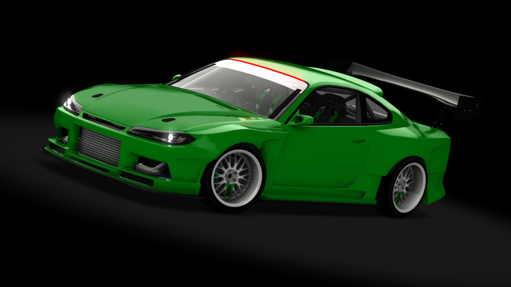 SRDL Pro Nissan Silvia S15, skin 5_green