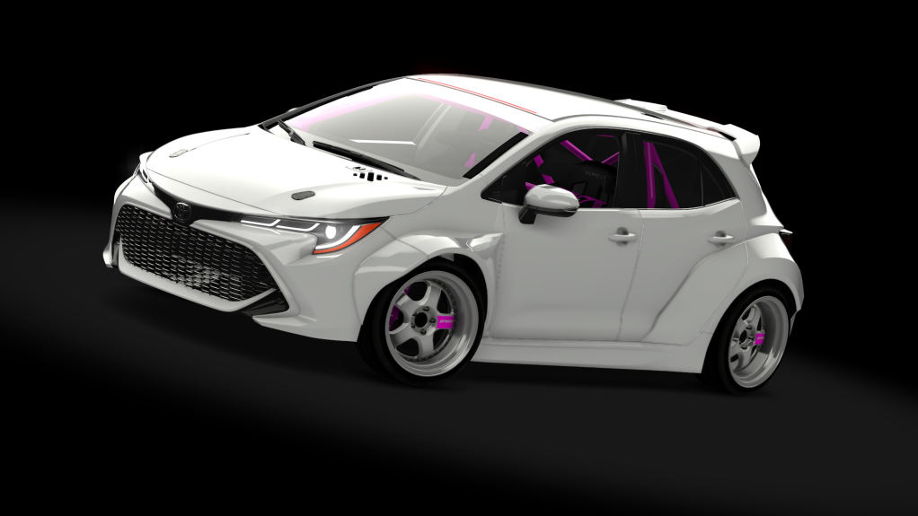 SRDL Pro Toyota Corolla, skin 2_white