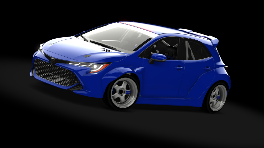 SRDL Pro Toyota Corolla, skin 4_blue