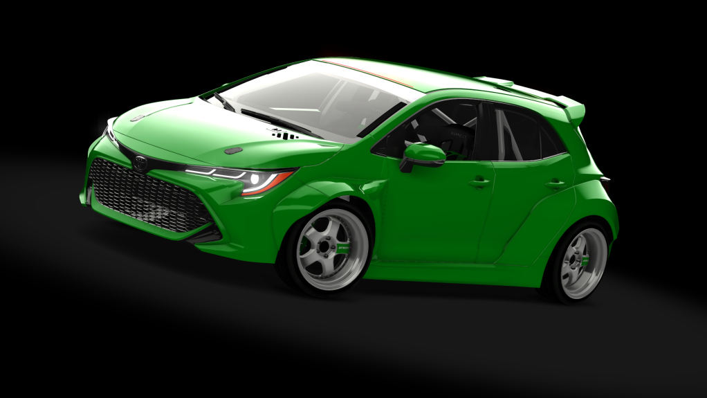 SRDL Pro Toyota Corolla, skin 6_green