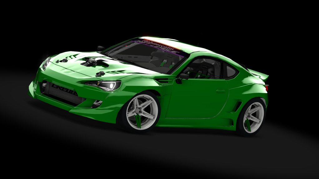 SRDL Pro Toyota GT86, skin 6_green