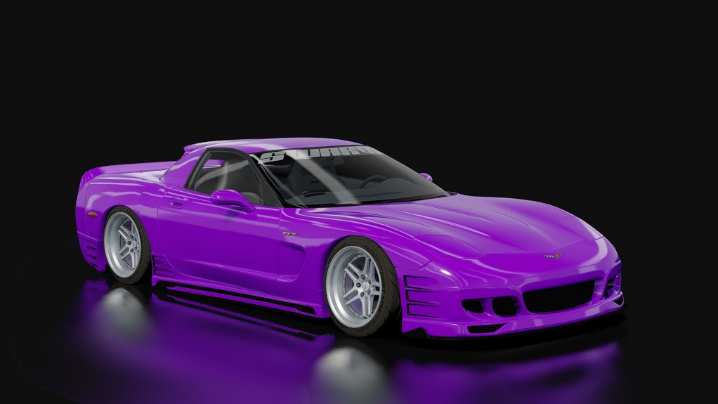 SWARM || LHD Victor C5 Z06 V3 Beta, skin Purple