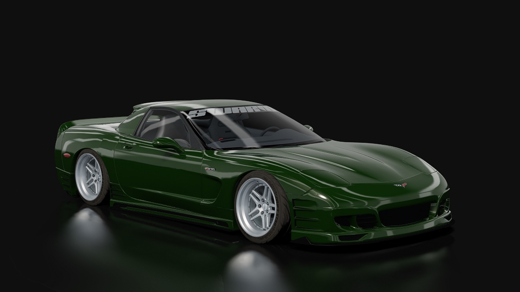 SWARM || LHD Victor C5 Z06 V3 Beta, skin Racing Green