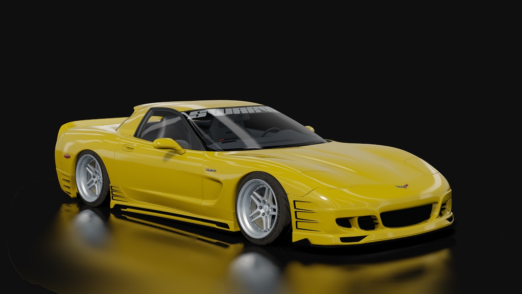 SWARM || LHD Victor C5 Z06 V3 Beta, skin yellowz06