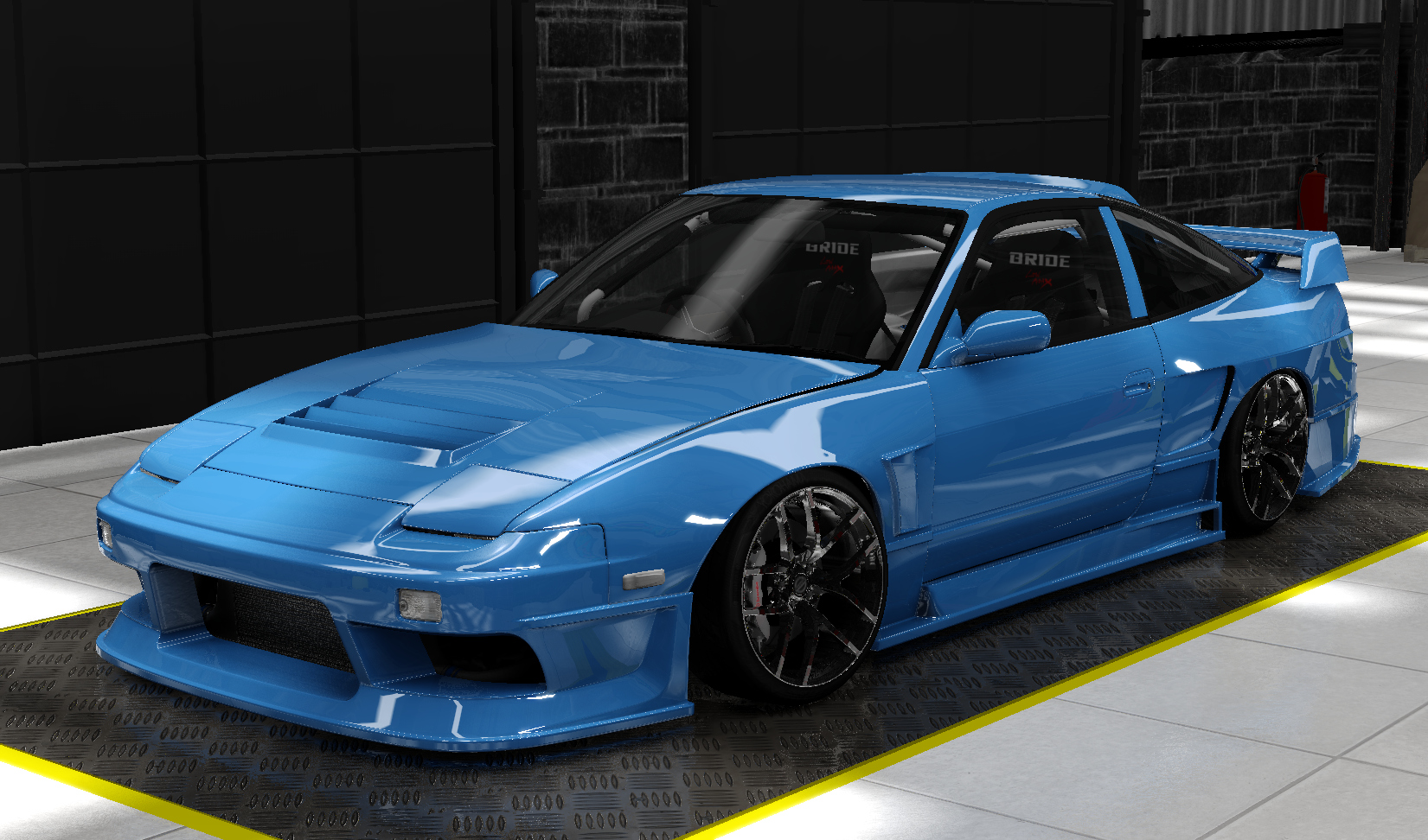 Tony Nissan 180SX RPS13 Carmodify Wonder V2, skin hyper blue