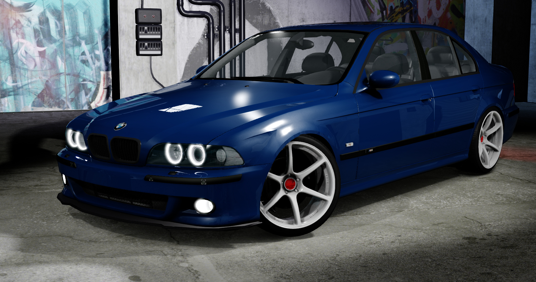 BMW M5 E39 '95 Drift, skin Light Blue