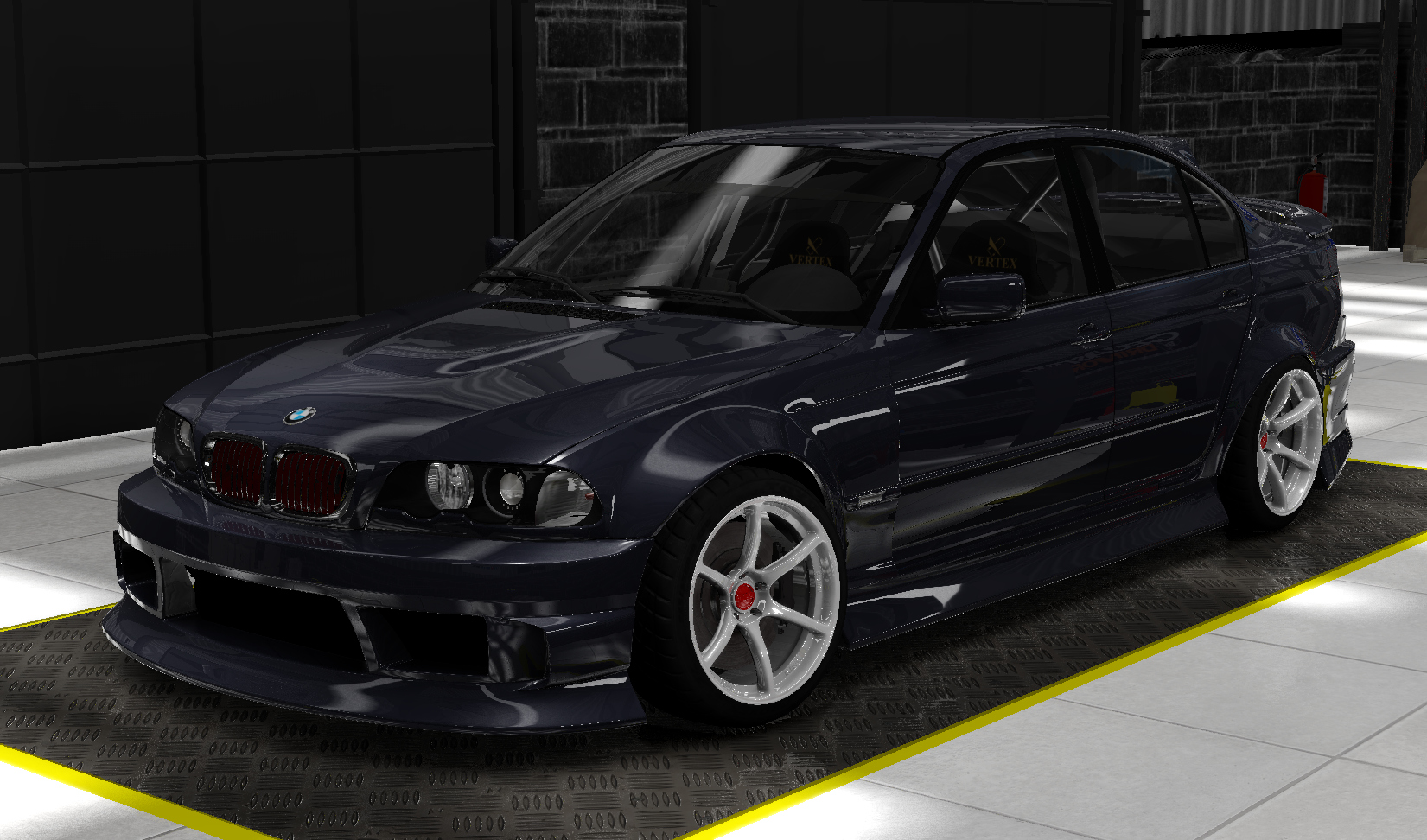 Chilly BMW E46 Sedan Drift, skin Concord Gray